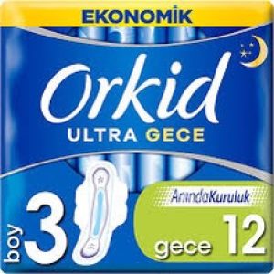 Orkid Ultra Gece Boy 3 Hijyenik Ped 12’li