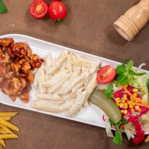 Köri Soslu Penne Makarna